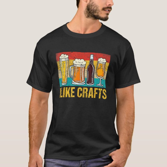 Camiseta Crafts Beer  Drinking Drinkers Men Women (Frente)