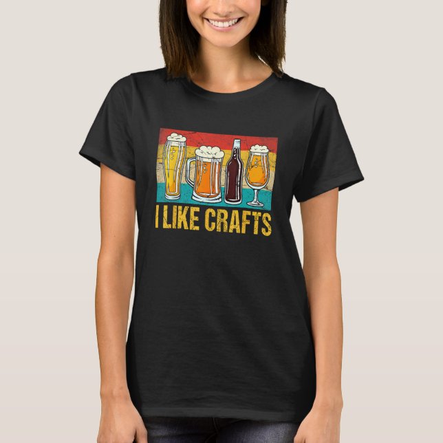 Camiseta Crafts Beer  Drinking Drinkers Men Women (Frente)