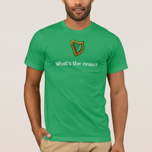 Camiseta Craic green tee (Frente)
