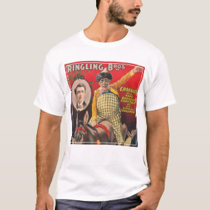 Camiseta Crandall O Palhaço A Atuar Com A Sua Mãe