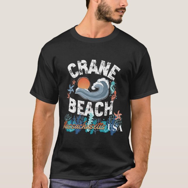 Camiseta Crane Beach, Ipswich, Massachusetts (Frente)