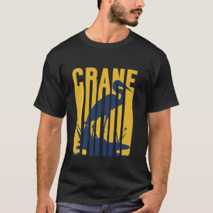 Camiseta Crane Comum Origami Birdie Animal Nature Cu