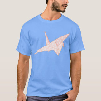 Camiseta Crane de Papel Floral Rosa