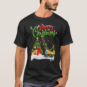 Camiseta Crane Machine Xmas Decorations Papais noeis Crane
