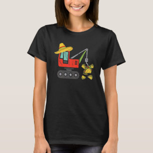 Camiseta Crane Mexicana Tacos Boys Cinco De Mayo Fiesta Kid
