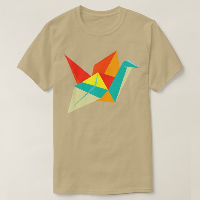 Camiseta Crane Origami Mestre Mulheres Presentes Cultura Ja (Frente do Design)
