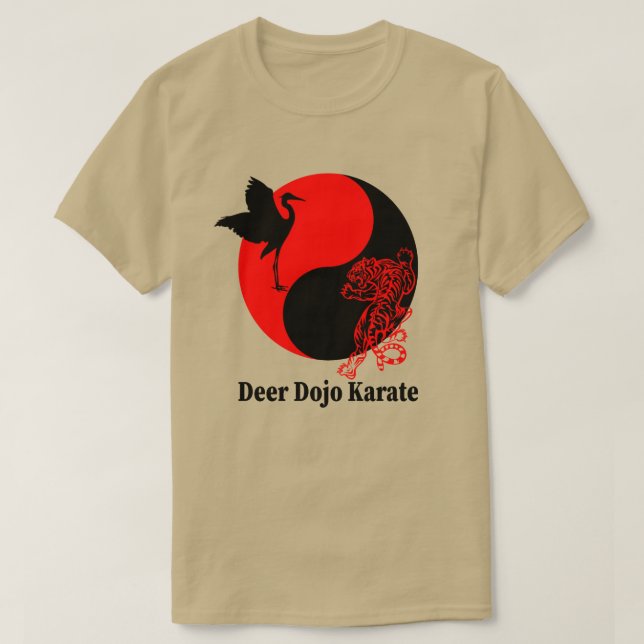 Camiseta Crane Tiger - Deer Dojo (Frente do Design)