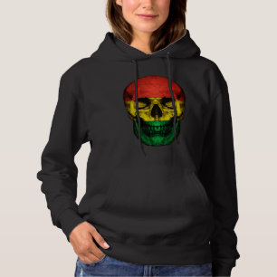 Camiseta Cráneo de bandeira da Bolívia Raízes bolivianas Or