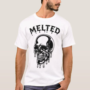 Camiseta Cráneo Derretido   Streetwear