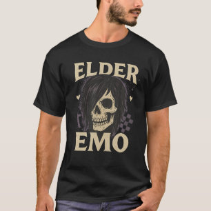 Camiseta Cráneo Emo Antigo