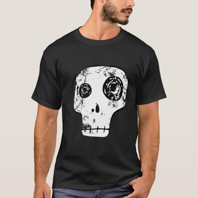 Camiseta Crânio 1 do Grunge (Frente)