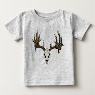 Camiseta Crânio 1 dos cervos de Whitetail