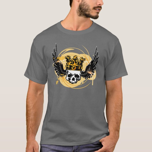 Camiseta Crânio & asas (Frente)