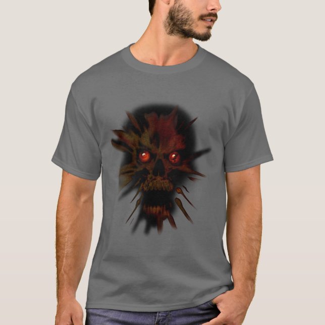 Camiseta Crânio assombrado (Frente)