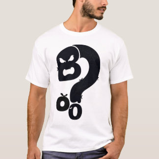 Camiseta Crânio Boo Ponto de Interrogação