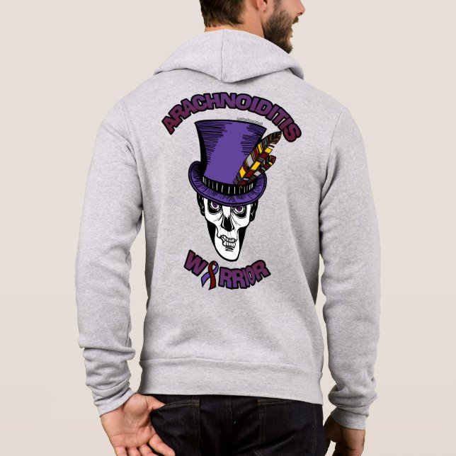 Camiseta Crânio/Chapéu... Aracnoidite (Verso)