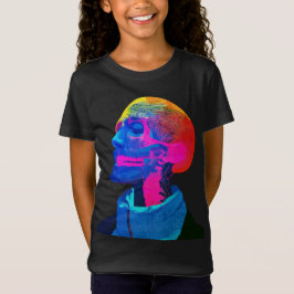 Camiseta Crânio Cibernético – Arte Anatômica Futurista