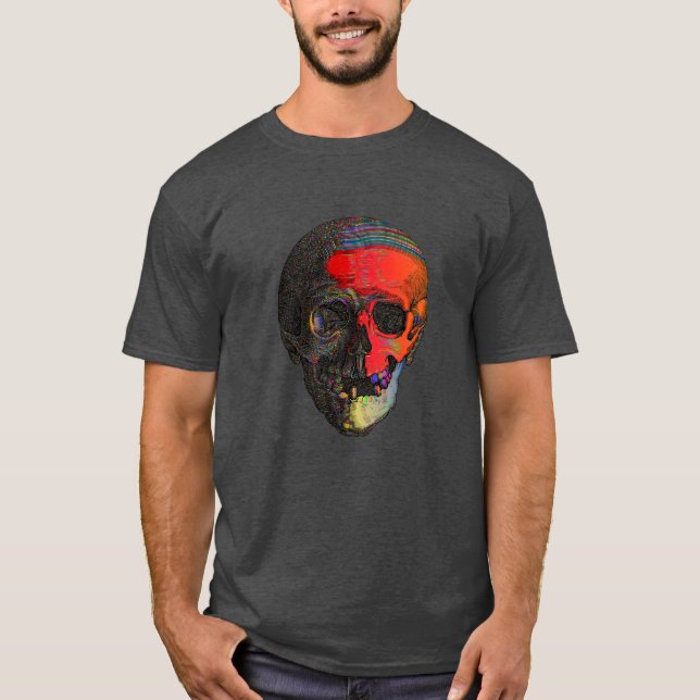 Camiseta Crânio Colorido (Frente)