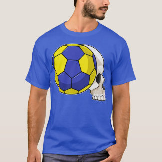 Camiseta Crânio com esportes de handebol