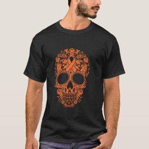 Camiseta Crânio Consciencialização da Esclerose Múltipla EM