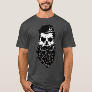 Camiseta Crânio Crânio Barba