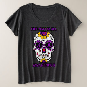 Camiseta Crânio de Açúcar/Sensibilização...Fibro