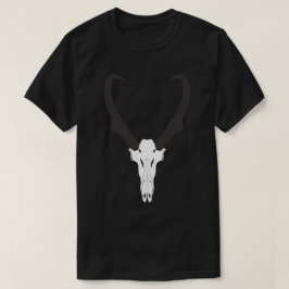 Camiseta Crânio de antílope americano personalizável