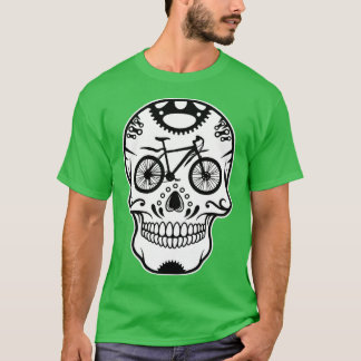 Camiseta Crânio de bicicleta