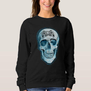 Camiseta Crânio de Controle Mental do Controlador de Jogos