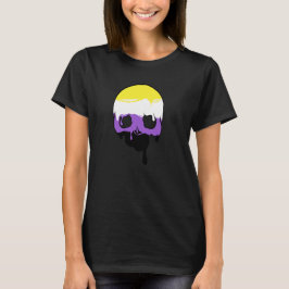 Camiseta Crânio de Driblagem do Orgulho Ace