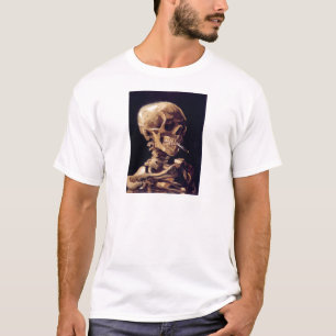 Camiseta Crânio de fumo de Van Gogh