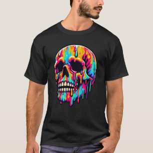 Camiseta Crânio De Fusão Vibrante
