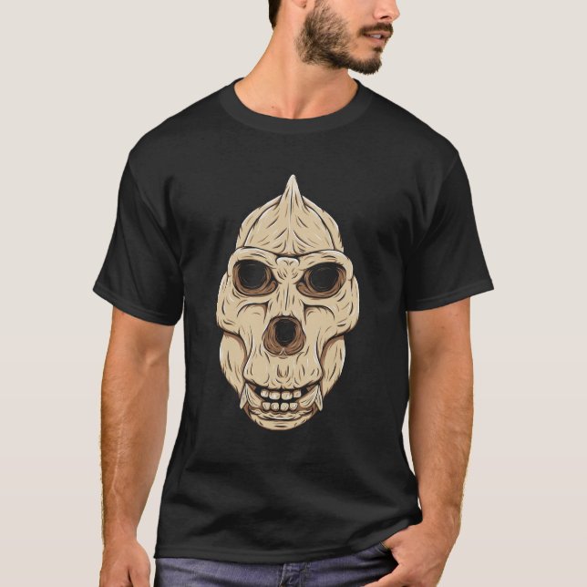 Camiseta Crânio de Gigantopithecus (Frente)