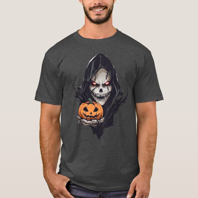 Camiseta Crânio de Grim Reaper (Frente)