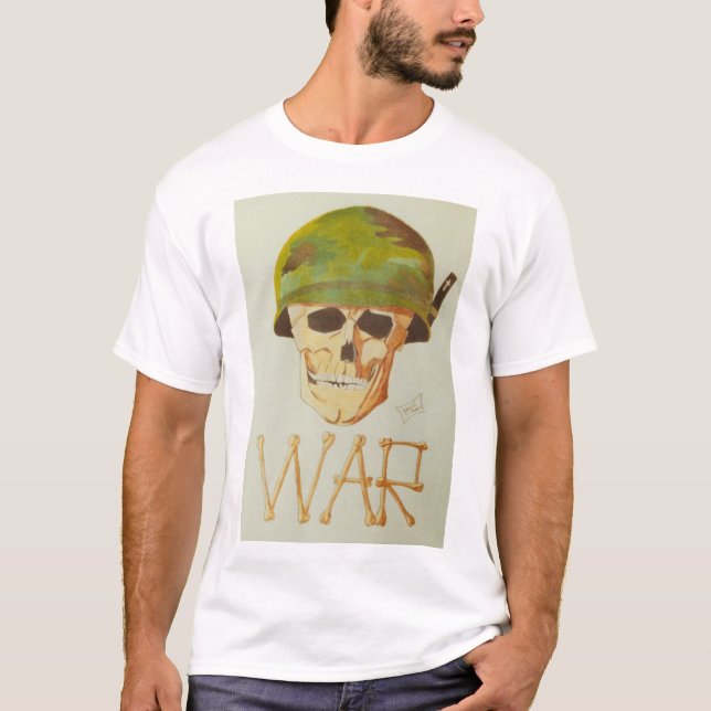 Camiseta Crânio de Guerra (Frente)