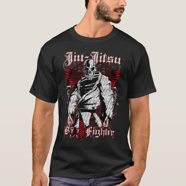 Camiseta Crânio de Jiu-Jitsu (Frente)
