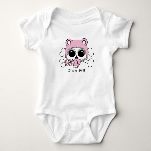 Camiseta Crânio de Menina Bonita (Frente)
