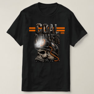 CAMISETA CRÂNIO DE MINERADOR DE CARVÃO