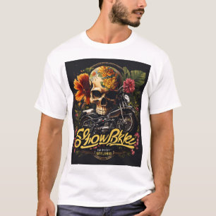 Camiseta Crânio de moto