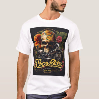 Camiseta Crânio de moto