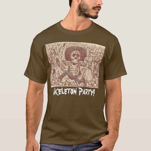 Camiseta Crânio de Oaxaca, La Calavera Oaxaqueña (Frente)