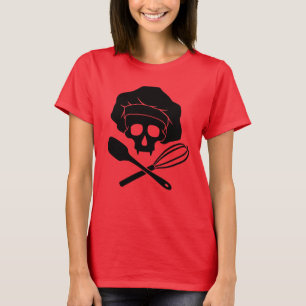 Camiseta Crânio de padeiro com Toque