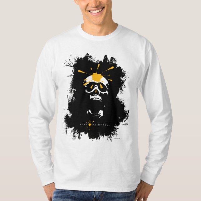 Camiseta Crânio de Paintball (Frente)