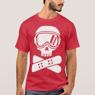 Camiseta Crânio de prato de neve