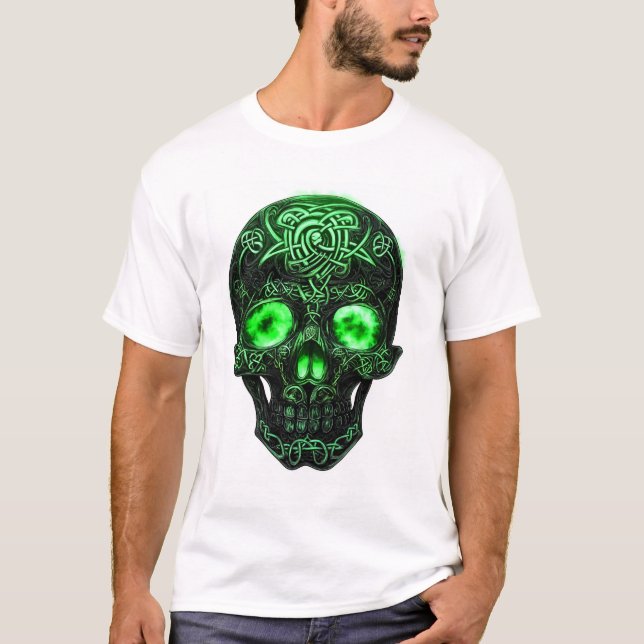 Camiseta Cranio de Runas Celta (Frente)
