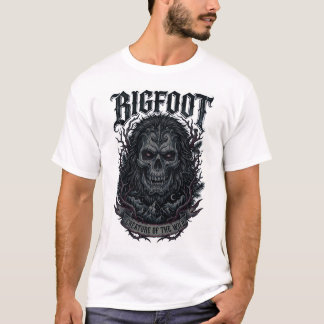 Camiseta Crânio de Sasquatch Bigfoot