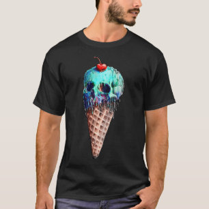 Camiseta Crânio de Sorvete