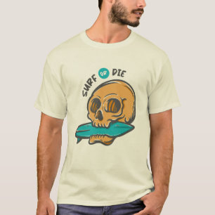 Camiseta Crânio de surfe