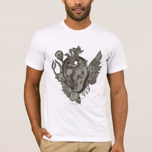 Camiseta Crânio de Tom e de Jerry