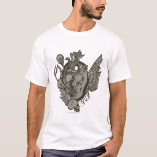 Camiseta Crânio de Tom e de Jerry